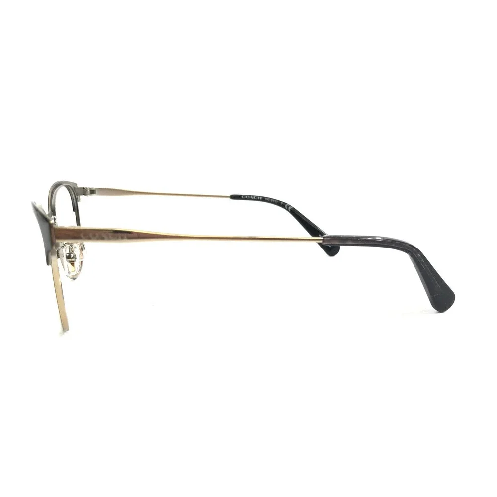 Coach Eyeglasses Frames HC5111 9346 Shiny Light Gold Cat Eye Full Rim 53-17-140